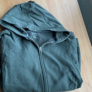 Women’s green zip up